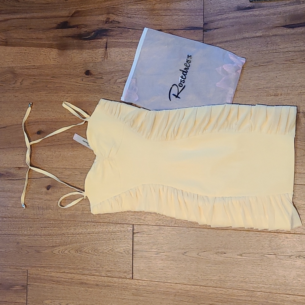 NWT Rosedress bodycon yellow dress- cocktail/prom